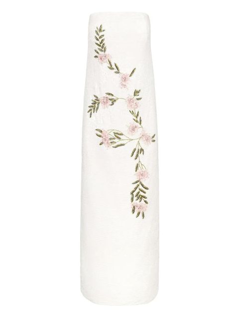 STAUD Casey floral-embroidered dress - Neutrals - zdjęcie produktu nr 1