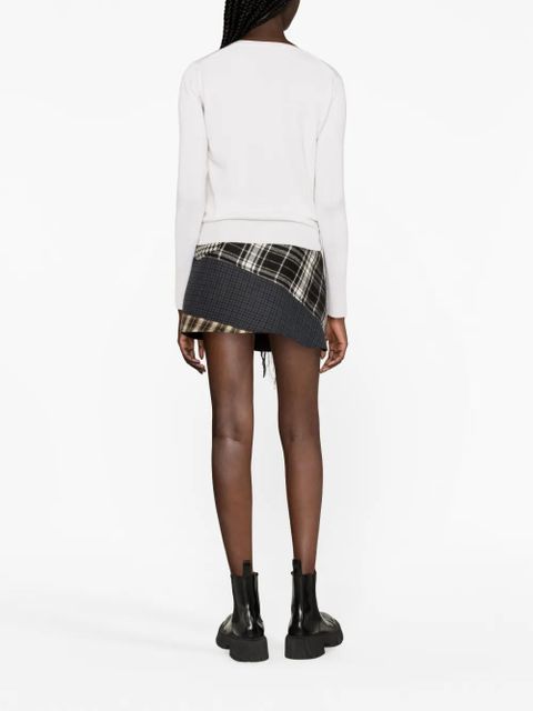 Vivienne Westwood Orb-embroidered cotton-cashmere jumper - Neutrals