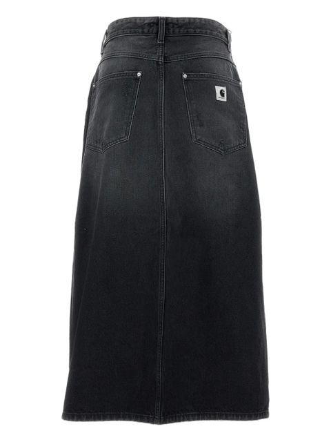 Carhartt WIP belt-loop five-pocket midi skirt - Black - zdjęcie produktu nr 2