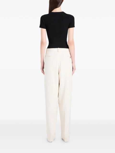 Proenza Schouler Sky ribbed T-shirt - Black