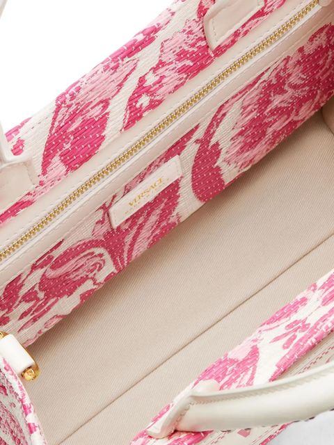 Versace small Barocco Athena tote bag - Pink