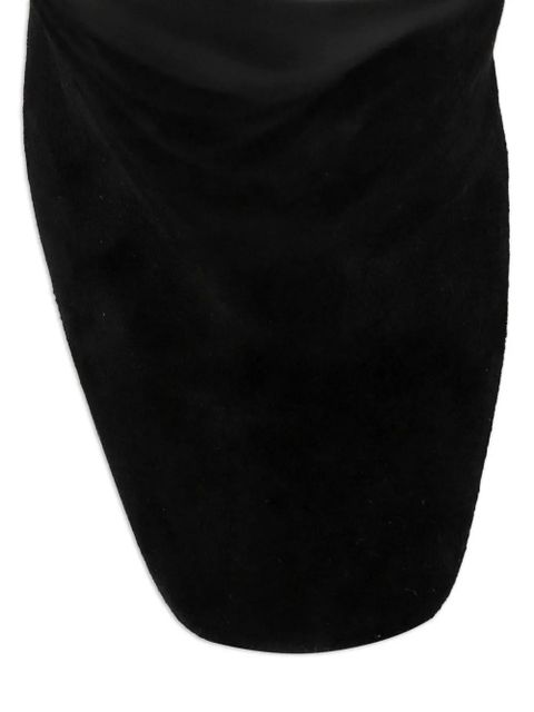 Dolce & Gabbana chain-embellished block-heel boots - Black - zdjęcie produktu nr 2