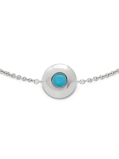 Monica Vinader December Turquoise Birthstone bracelet - Silver