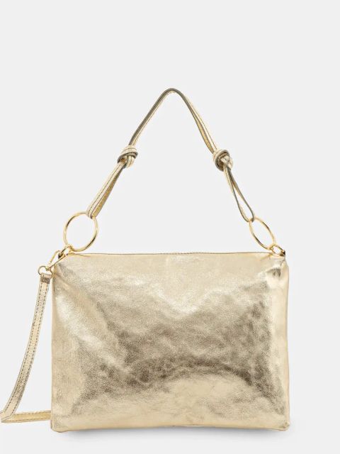 Answear.LAB torebka skórzana kolor złoty