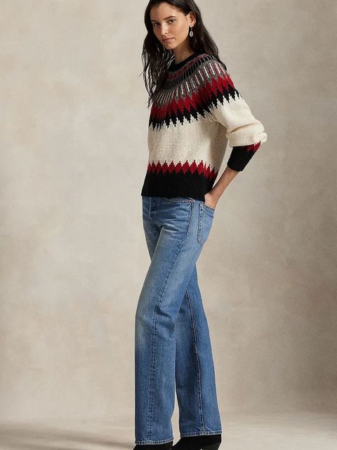 Polo Ralph Lauren sweter wełniany damski kolor multicolor 211978311