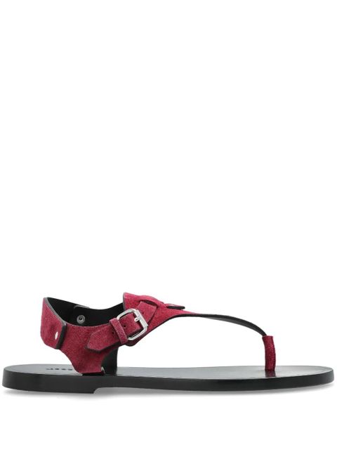 ISABEL MARANT suede sandals - Red - zdjęcie produktu nr 1