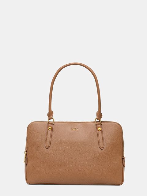 Furla torebka skórzana Giulia L Boston Bag - zdjęcie produktu nr 1