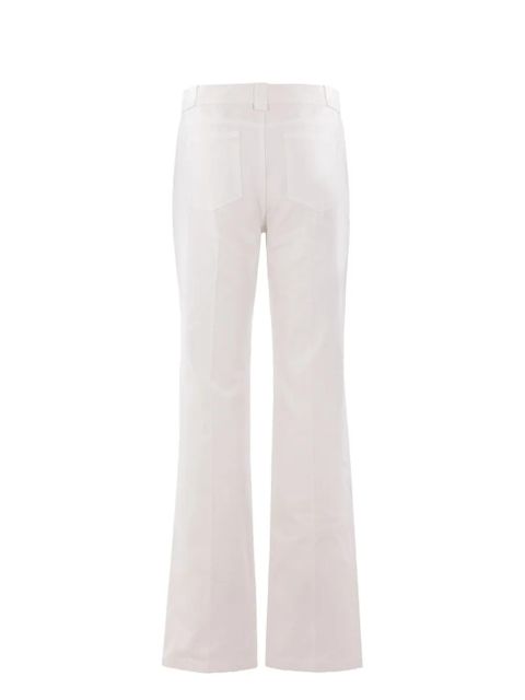 Chloé cotton straight-leg trousers - White - zdjęcie produktu nr 2