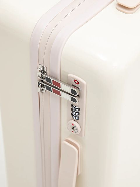 Tommy Hilfiger walizka kolor beżowy AW0AW17829