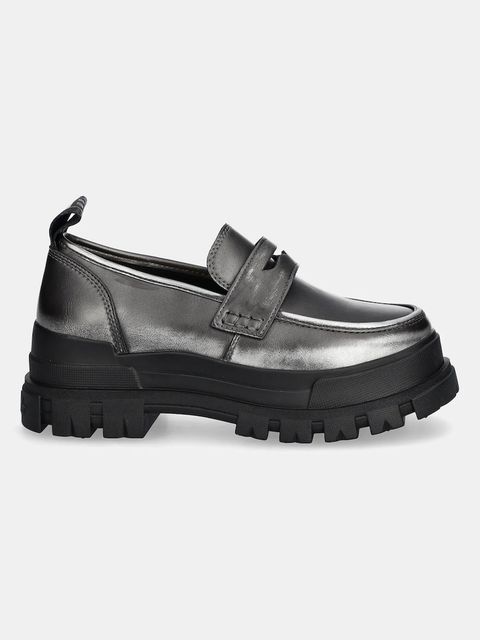 Buffalo mokasyny Aspha Loafer Vntg damskie kolor szary na platformie 1624083-PEW - zdjęcie produktu nr 2