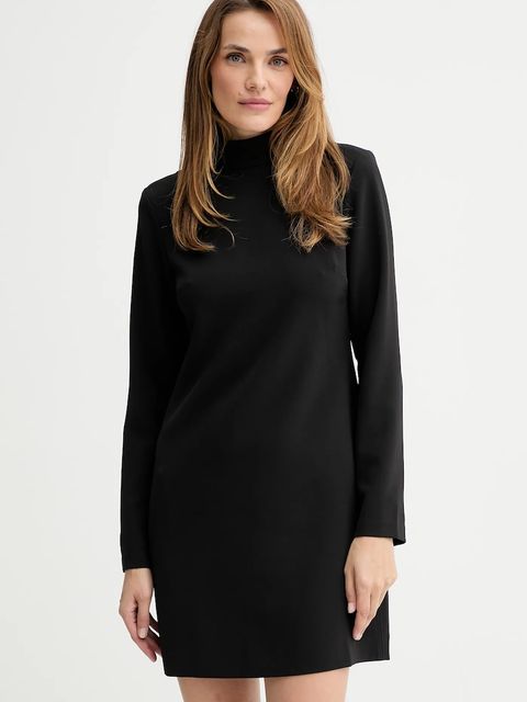 Calvin Klein sukienka kolor czarny mini prosta LV044D038G - zdjęcie produktu nr 1