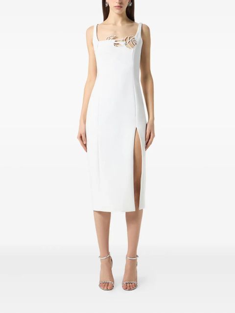 Blumarine cut-out-detail midi dress - White - zdjęcie produktu nr 2