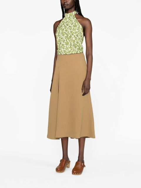 ETRO floral-print halterneck top - Green - zdjęcie produktu nr 2