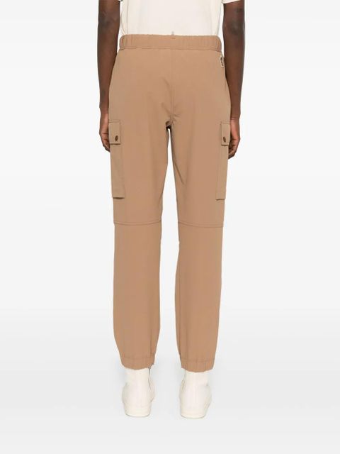 Moncler Grenoble logo-patch cargo trousers - Brown