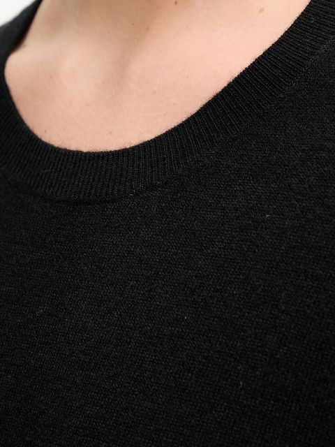 United Colors of Benetton sweter wełniany damski kolor czarny 1002D10BG