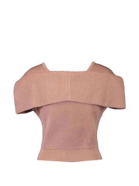 Chloé foldover-collar button-up top - Pink - zdjęcie produktu nr 2