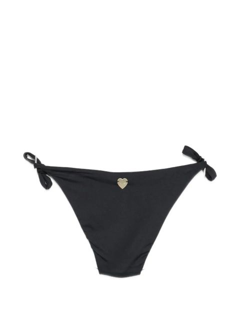 TWINSET heart-plaque side-tie bikini bottoms - Black - zdjęcie produktu nr 2