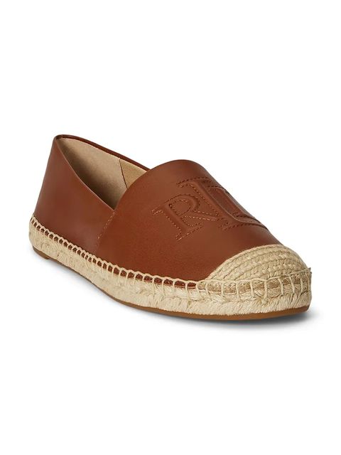 Lauren Ralph Lauren espadryle skórzane Cameryn Lg 2 - zdjęcie produktu nr 1