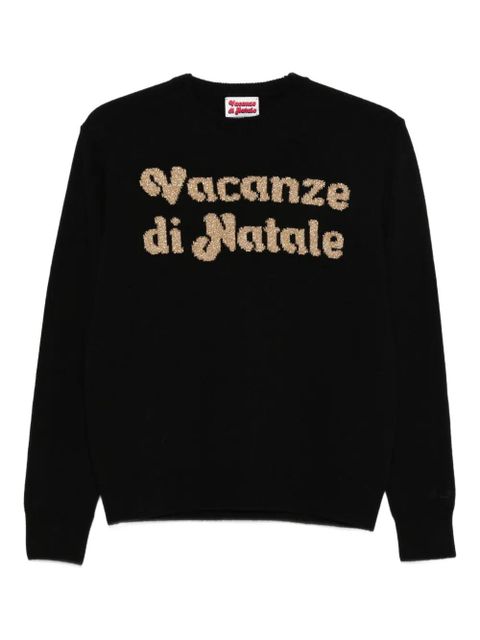 MC2 Saint Barth Vacanzel logo jumper - Black - zdjęcie produktu nr 1