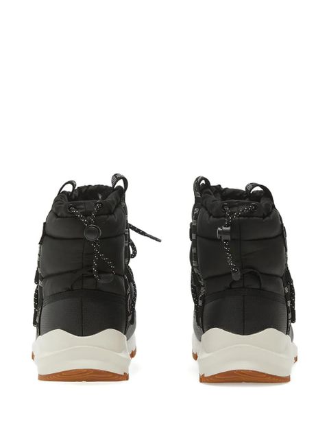 The North Face quilted-design lace-up boots - Black