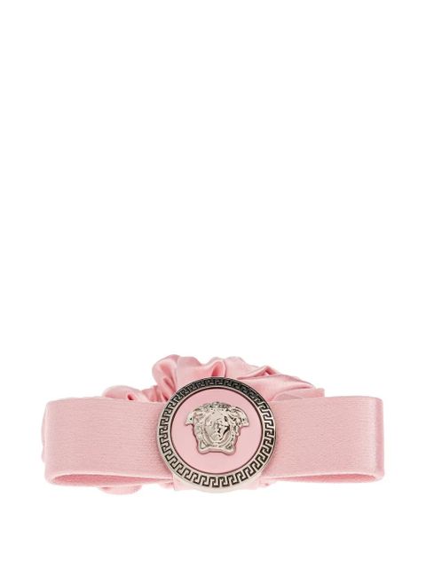 Versace Gianni Ribbon satin hair scrunchie - Pink - zdjęcie produktu nr 1
