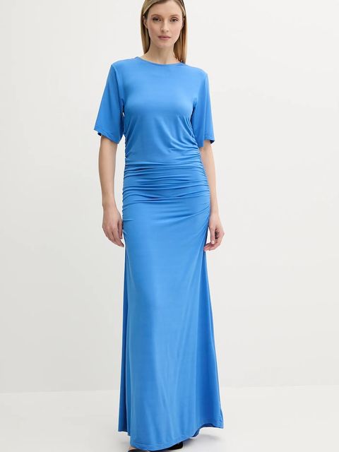 Gestuz sukienka kolor niebieski maxi prosta 10910125 - zdjęcie produktu nr 1