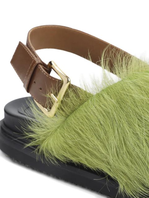 Marni adjustable-buckle sandals - Brown - zdjęcie produktu nr 2