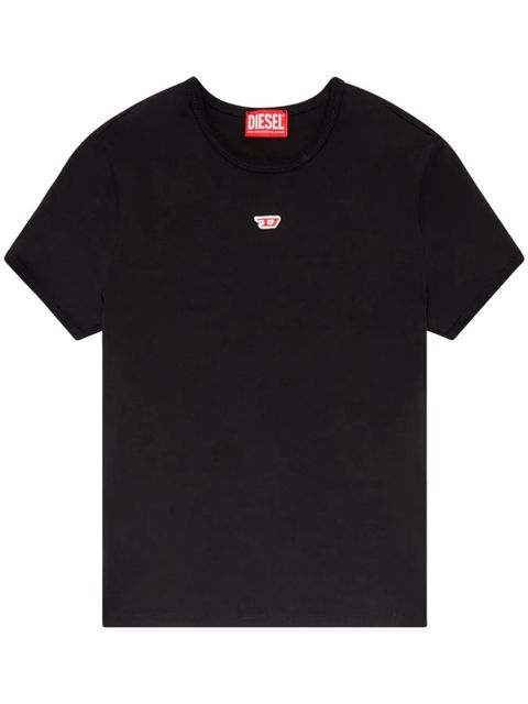 Diesel logo-embroidered T-shirt - Black - zdjęcie produktu nr 1