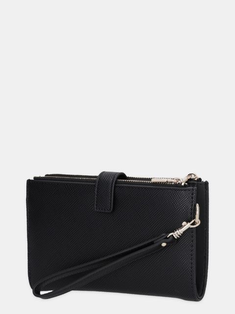 Guess portfel LAUREL damski kolor czarny SWZG74 59157