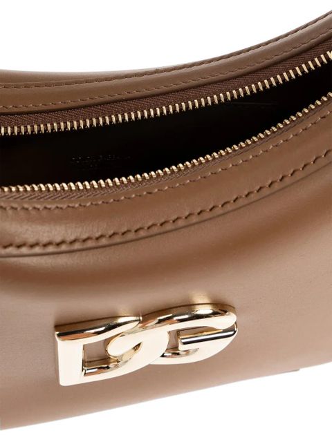 Dolce & Gabbana logo leather tote bag - Brown