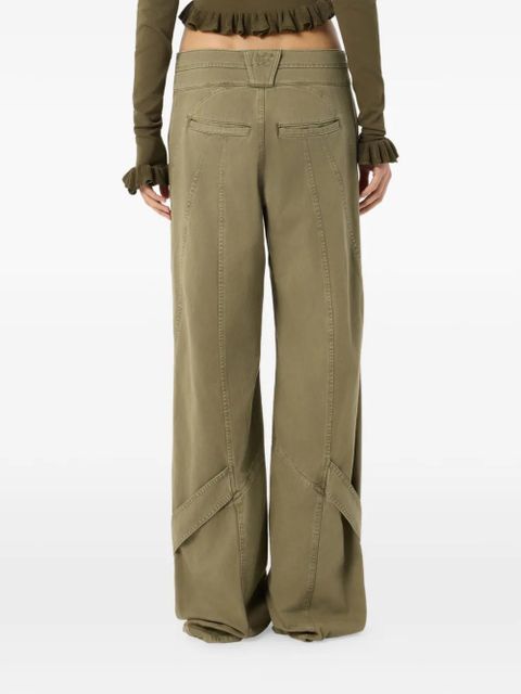 Blumarine panelled trousers - Green