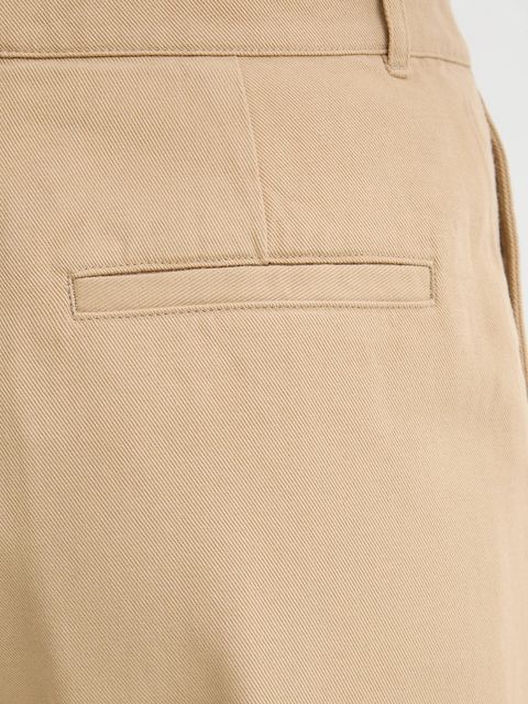 Filippa K spodnie bawełniane damskie kolor zielony proste high waist 31422.FK