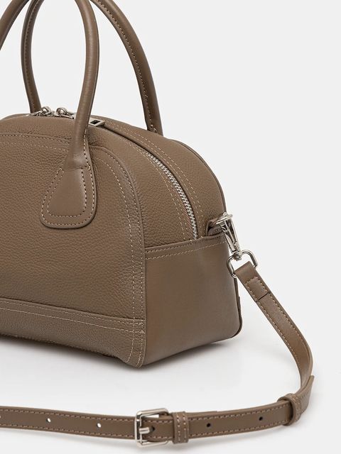 Answear.LAB torebka skórzana kolor beżowy