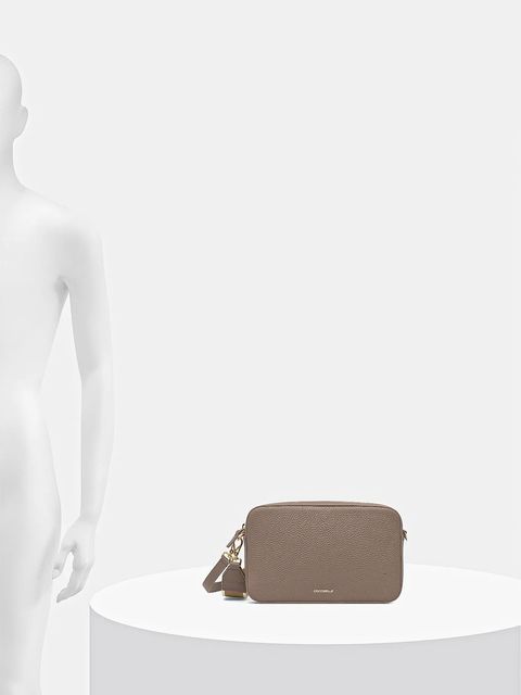 Coccinelle torebka skórzana TEBE kolor beżowy E5.MN5.52.01.01