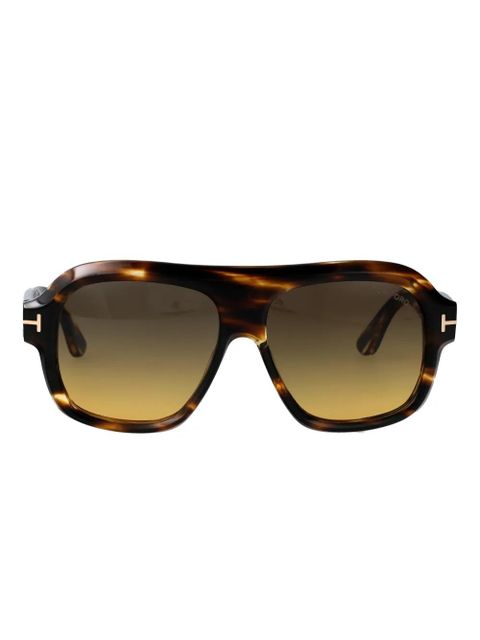TOM FORD Eyewear round-frame sunglasses - Brown - zdjęcie produktu nr 1