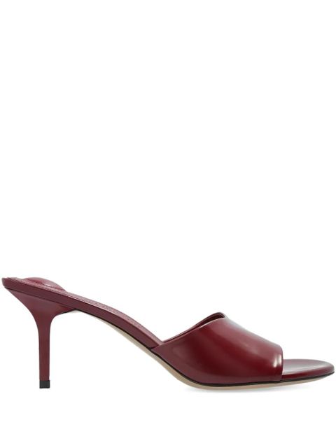 Jacquemus 70mm Cubisto leather sandals - Red - zdjęcie produktu nr 1