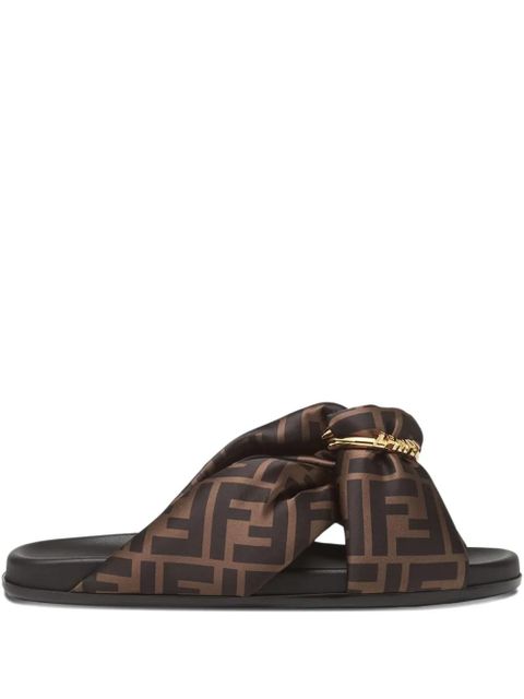 FENDI FF-motif sandals - Brown - zdjęcie produktu nr 1