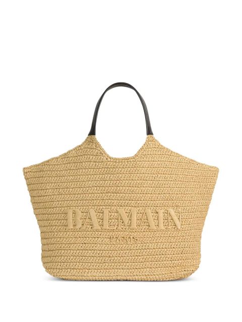 Balmain Balmain crochet tote bag - Neutrals - zdjęcie produktu nr 1