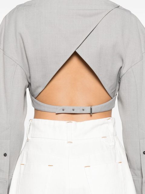 Jacquemus Le Haut Casaco top - Grey