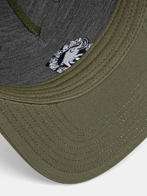 Mammut czapka z daszkiem bawełniana kolor zielony z aplikacją 1191-00641