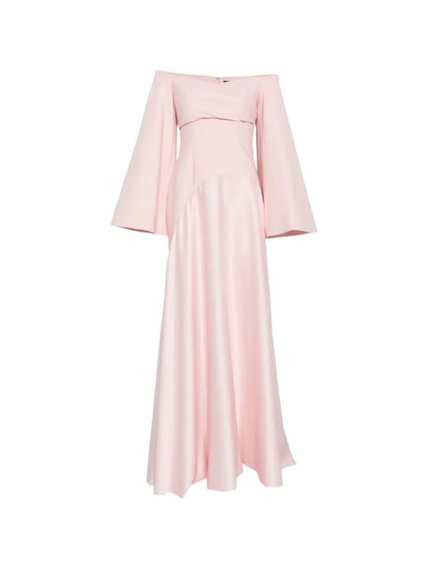 Solace London Rina flared-sleeve maxi dress - Pink - zdjęcie produktu nr 1
