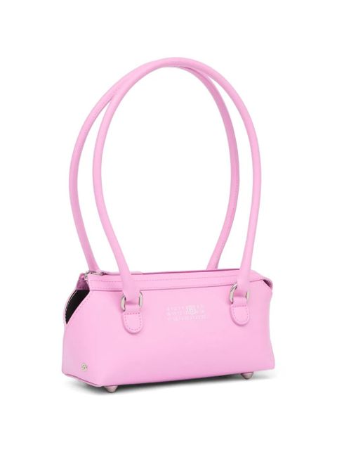 MM6 Maison Margiela mini Bauletto J zip leather shoulder bag - Pink
