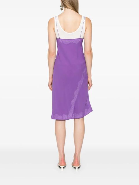 Christopher Esber layered mini slip dress - Purple - zdjęcie produktu nr 2