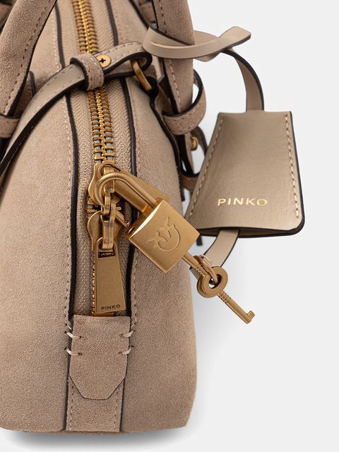 Pinko torebka zamszowa Horizontal