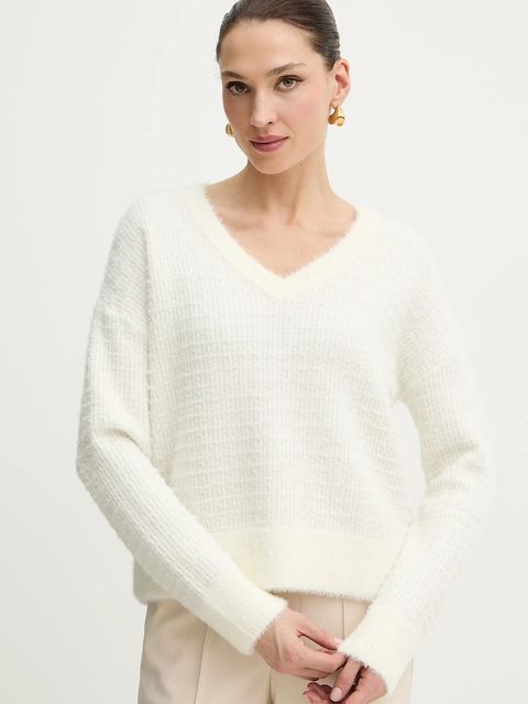 Morgan sweter damski kolor beżowy MNANCY - zdjęcie produktu nr 1