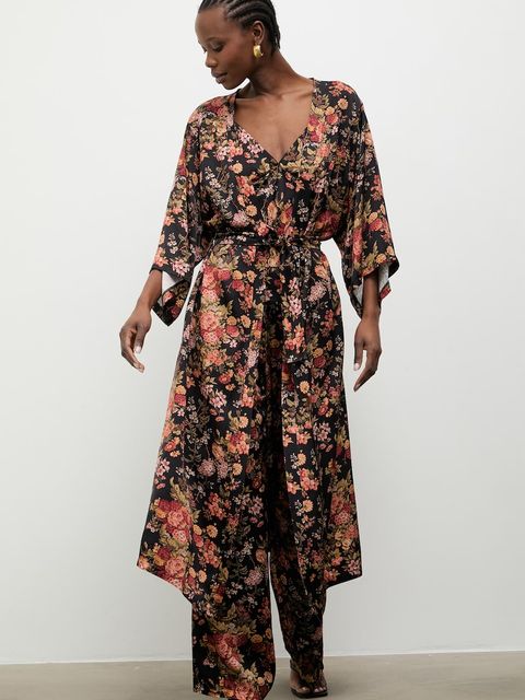 Answear.LAB sukienka kimono z wiskozy - zdjęcie produktu nr 1