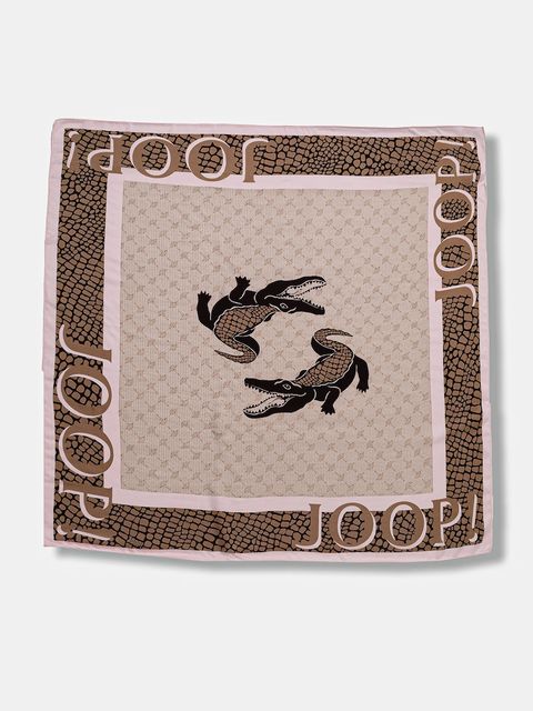 Joop! chusta damska kolor beżowy wzorzysta 30048970