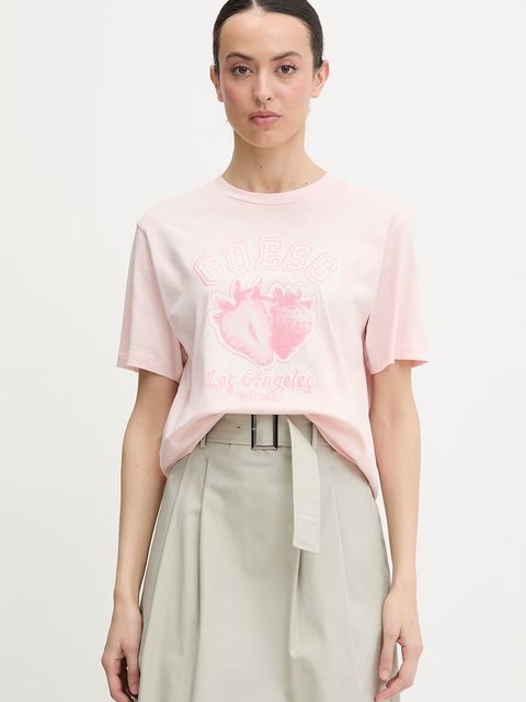 Guess T-shirt damski bawełniany RIN - zdjęcie produktu nr 1