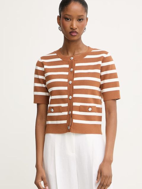 Morgan sweter z krótkim rękawem damski z wiskozą - zdjęcie produktu nr 2