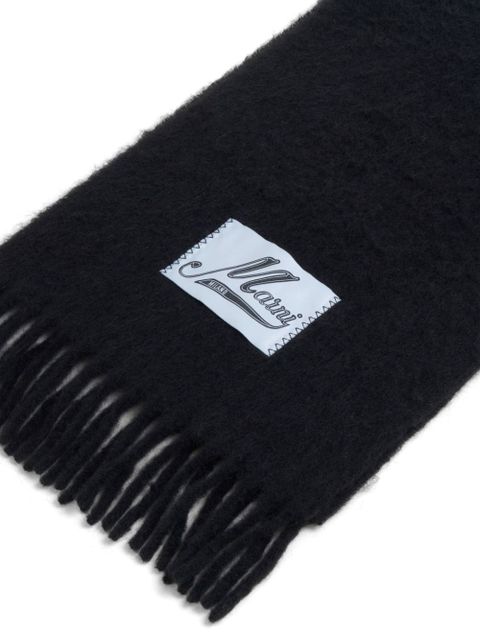 Marni brushed scarf - Black